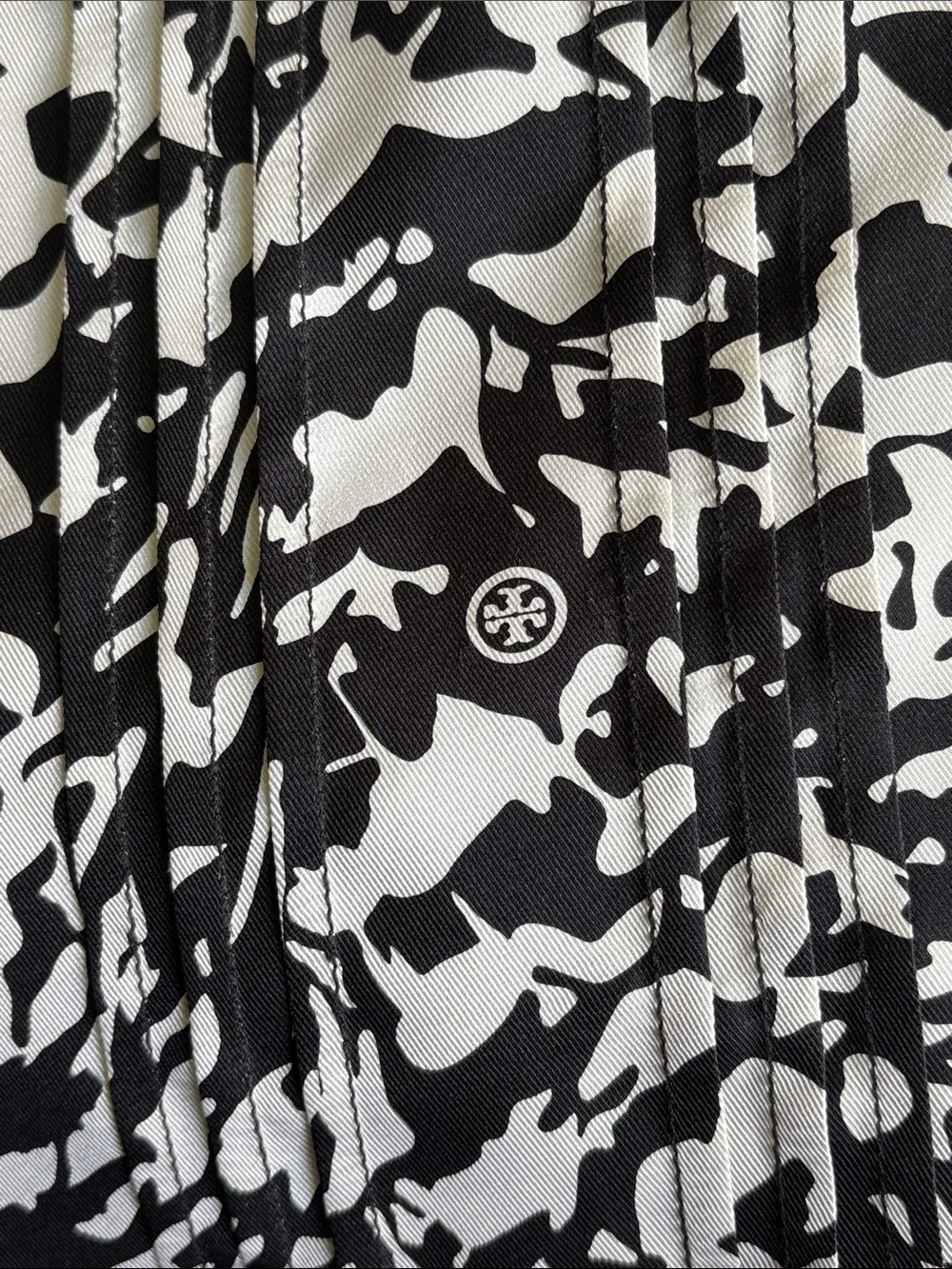 Tory Burch Abstract Print Sleeveless Silk Top Size 10